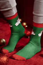 SF женски класични чорапи Christmas 