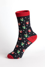 SF женски класични чорапи Christmas 