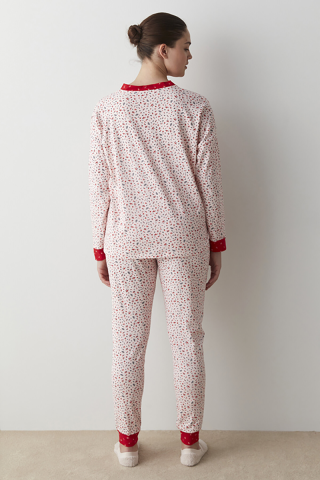 Penti женски сет пижами Floral Ls Gomlek Pan 