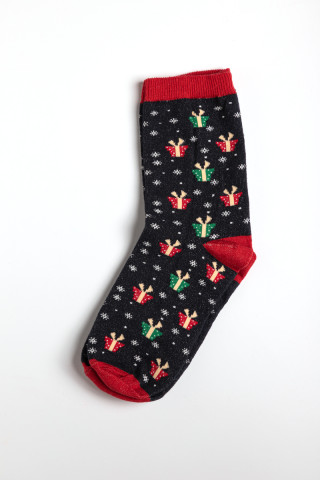 SF женски класични чорапи Christmas 