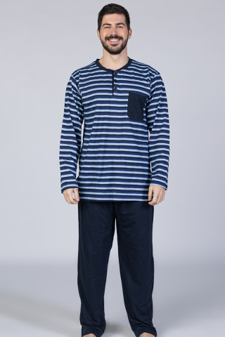 SF машки сет пижами Stripe Bs Fw 23 
