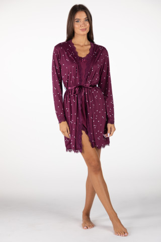 SF женски сет ноќница HEARTS FW24 