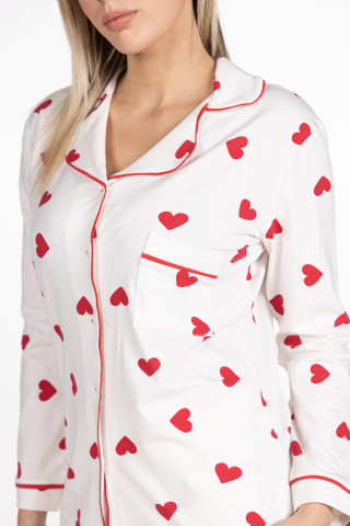 SF женски сет пижами HEARTS DD SS25 
