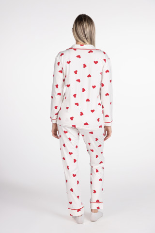 SF женски сет пижами HEARTS DD SS25 