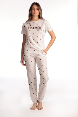 SF женски сет пижами 735105 LOVE KD SS25 