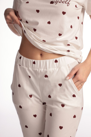 SF женски сет пижами 735105 LOVE KD SS25 