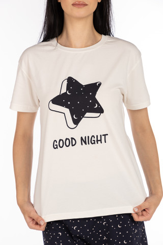 SF женски сет пижами 735115 GOOD NIGHT KK SS25 