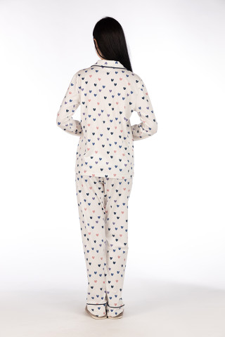 SF женски сет пижами 735125 MINI BLUE HART DD FW25 