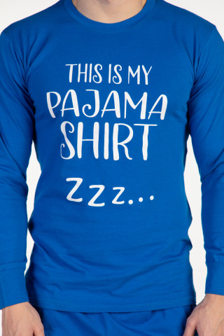 SF машки сет пижами PJ SHIRT DD SS25 