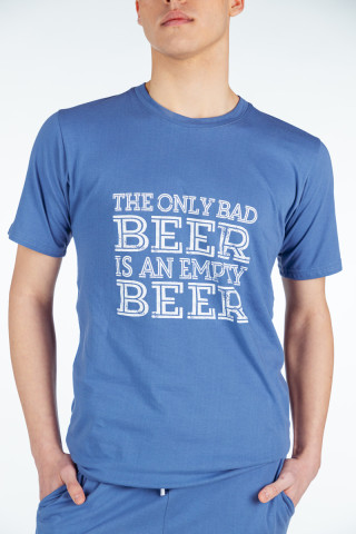 SF машки сет пижами EMPTY BEER KD SS25 