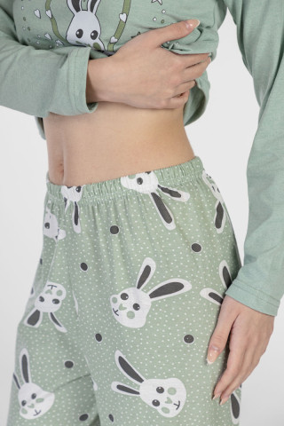 Rujam женски сет пижами DD 6558 BUNNY 