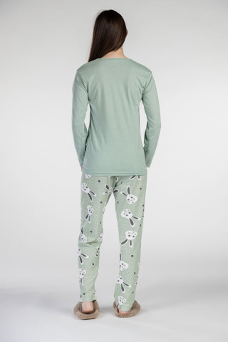 Rujam женски сет пижами DD 6558 BUNNY 