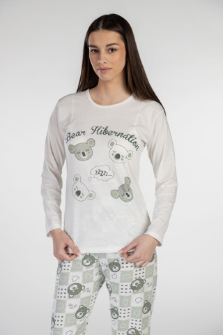 Rujam женски сет пижами DD 6701 BEAR 