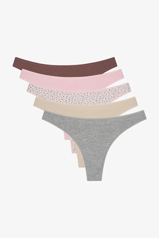 Penti женски килоти CUTE BLOSSOM 5LI THONG 