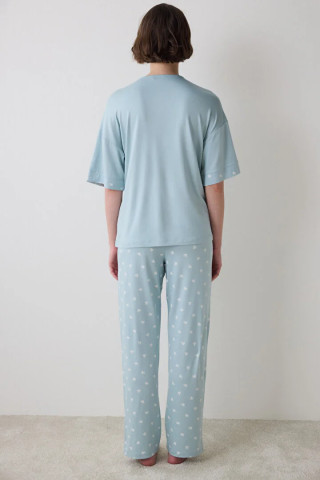 Penti женски сет пижами LANA GREEN SS GOMLEK PANT SET 