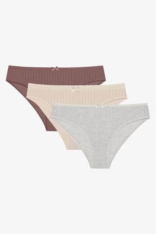 Penti женски килоти WOODY 3LU POINTEL SLIP 