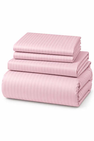 SF HOME  двојна постелнина 200/220 Saten Pink 