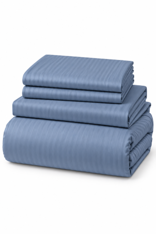 SF HOME  двојна постелнина 200/220 Saten Blue 