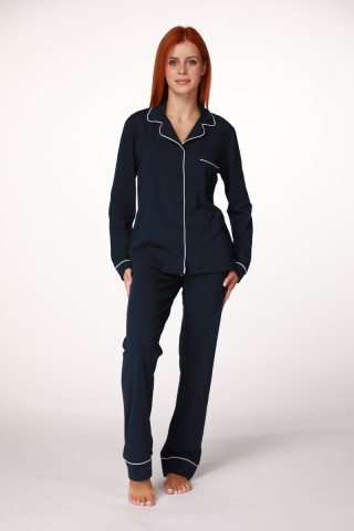 SF женски сет пижами 735162 BASE NAVY DD FW25 