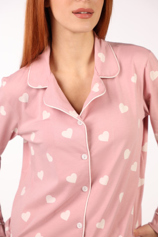 SF женски сет пижами 735180SP HEART PATT DD FW25 