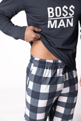 SF машки сет пижами BOSS MAN DD FW25 