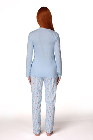 Rujam женски сет пижами 6782 BLUE LOVE 