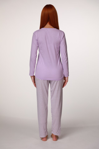 Rujam женски сет пижами 7128 PURPLE LOVE 