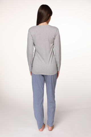 Rujam женски сет пижами 7831 GREY CAT 