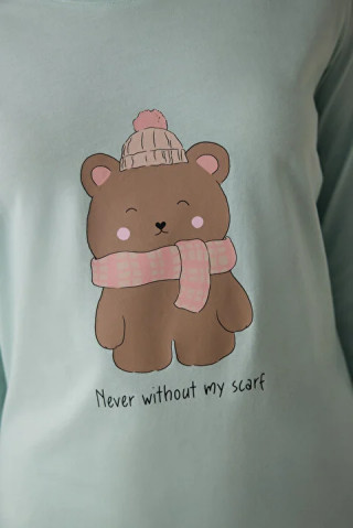 Penti женски сет пижами ENT SCARF LS PANTOLON SET 