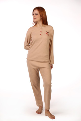 Rujam женски сет пижами RAPORLU BT CHERRY FW25 