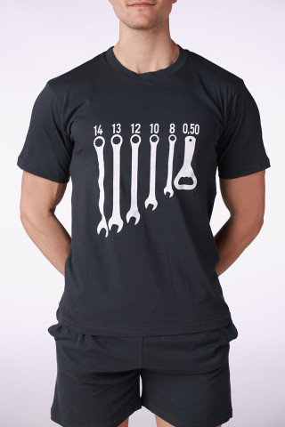 SF машки сет пижами MECHANIC KK SS26 