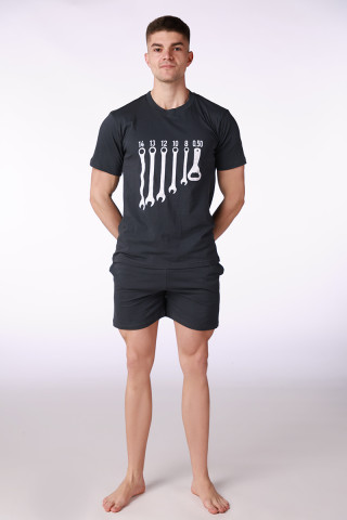 SF машки сет пижами MECHANIC KK SS26 