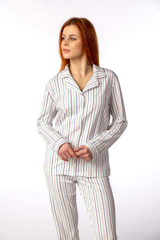 SF женски сет пижами 735185 PASTEL STRIPES DD SS26 