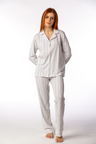 SF женски сет пижами 735185 PASTEL STRIPES DD SS26 