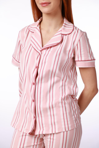 SF женски сет пижами 735190 POWDER STRIPES KD SS26 