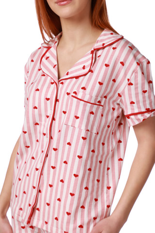 SF женски сет пижами PINK RED KD SS26 