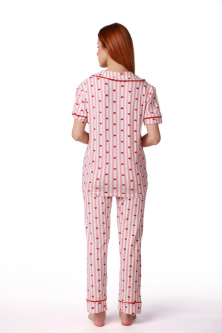 SF женски сет пижами PINK RED KD SS26 