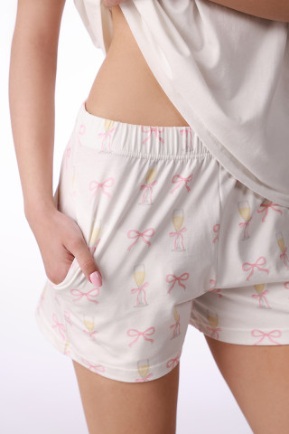 SF женски сет пижами 735208 CHAMPAGNE KK SS26 