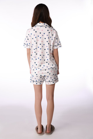 SF женски сет пижами 735212SP MINI BLUE HEARTS KK SS26 