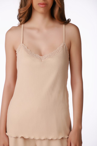 SF женски сет пижами 735214 RIB LACE TP SS26 