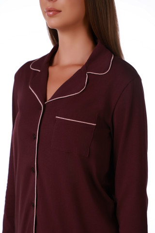 SF женски сет пижами 735230SP BURGUNDU DD FW26 