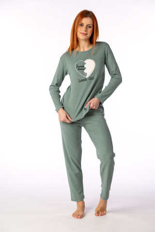 Lila женски сет пижами RAPORLU 15726 GIRL DD FW25 