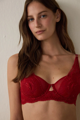 Penti - градник SEQUIN LACE NEW APEX WIRE BRA 