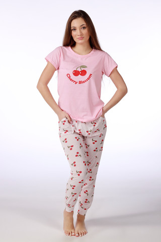 SF женски сет пижами SP.OFFER CHERRY KD SS26 
