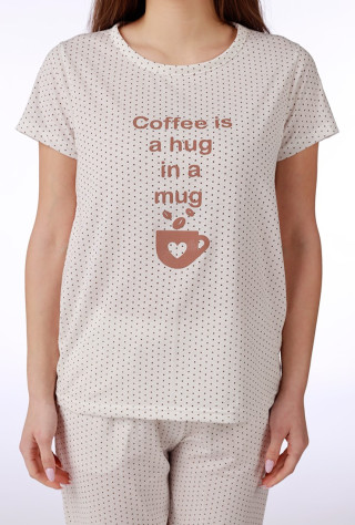 SF женски сет пижами SP.OFFER COFFEE KD SS26 