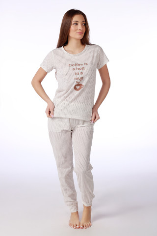 SF женски сет пижами SP.OFFER COFFEE KD SS26 