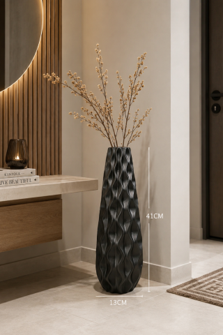 SF HOME  вазна VAZNA ]UP L41*13CM 1702*crno 