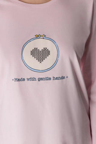 Penti женски сет пижами PRETTY HEARTS LS PANTOLON SET 