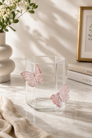 SF HOME  чаша Transparent Butterfly 