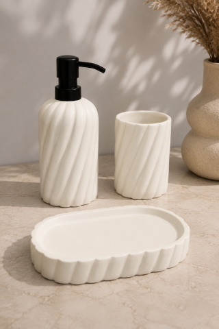 SF HOME  сет за бања Livirno White 